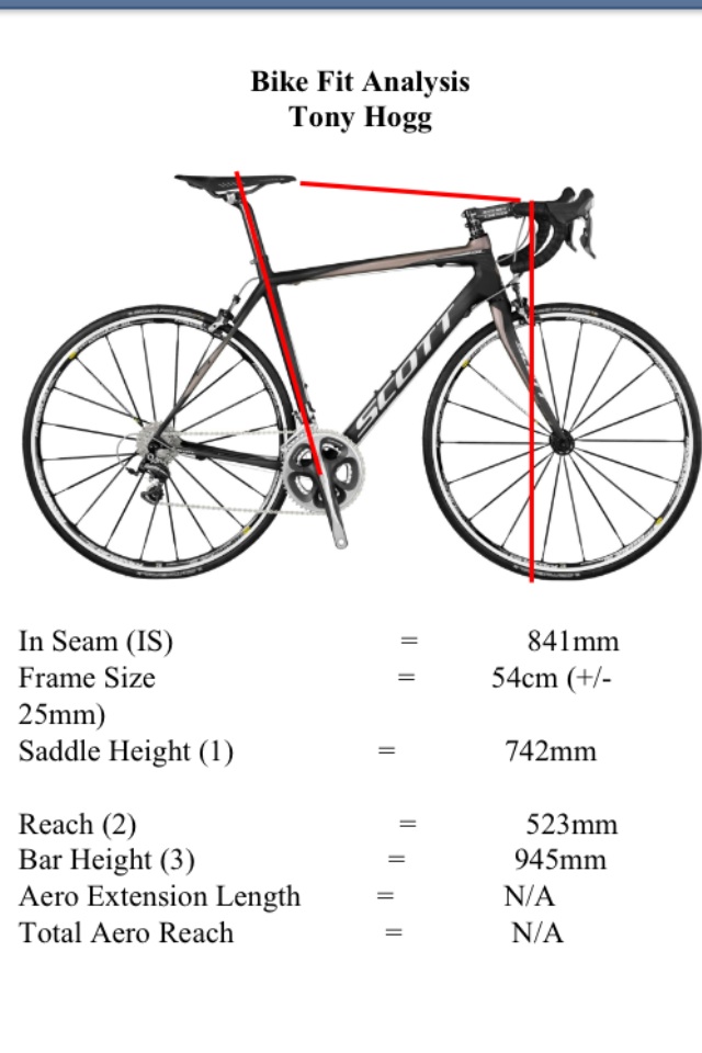Dans Comp Bike Size Chart