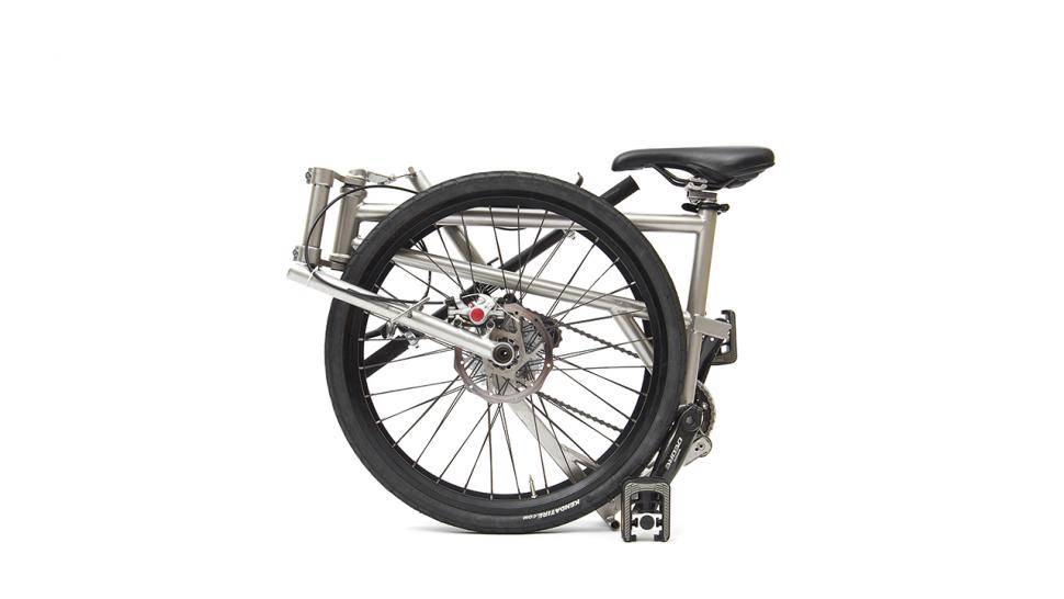 helix titanium folding bike