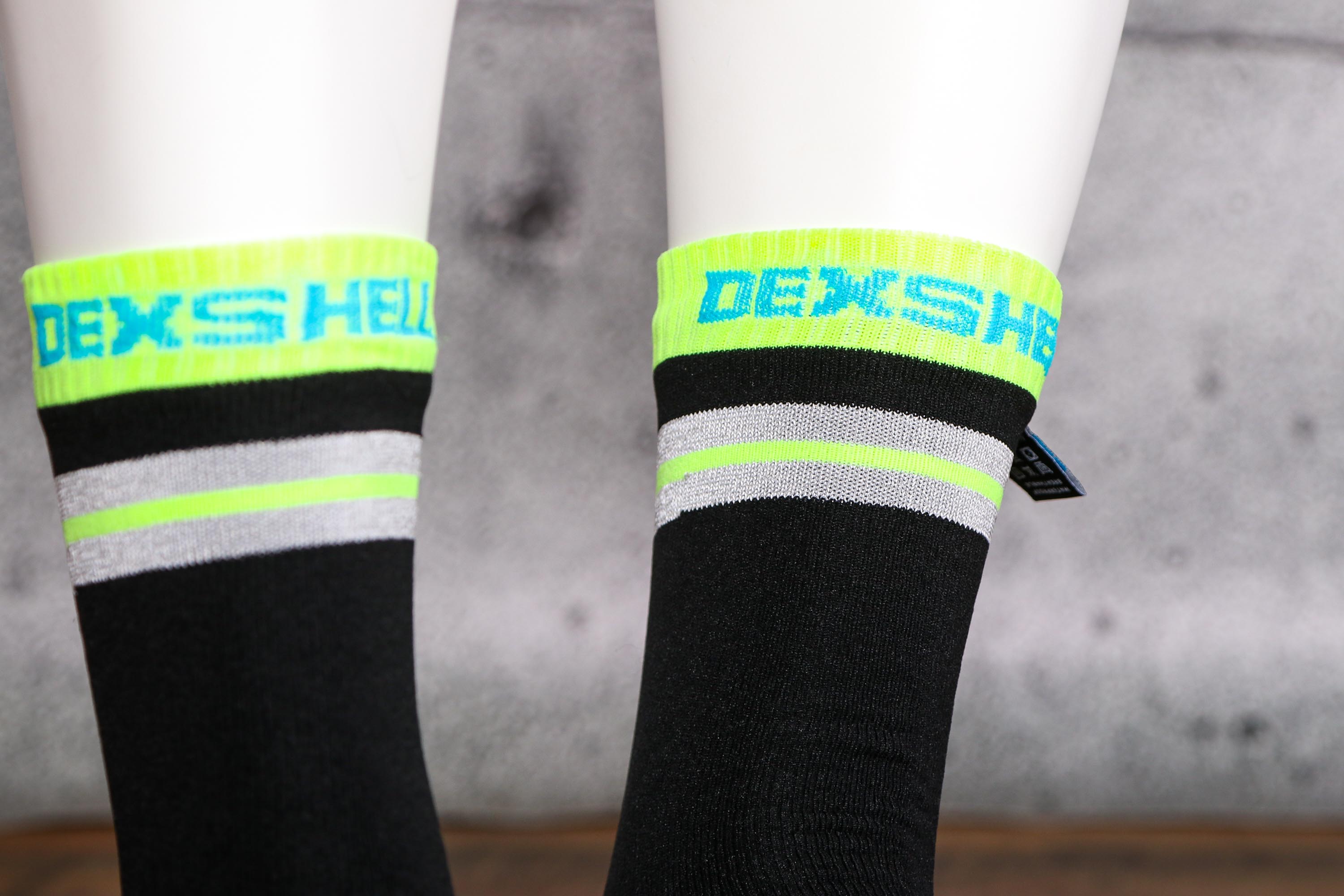 Dexshell Pro Visibility Cycling sock Hi-Viz Yellow 100% Waterproof and Breathable 