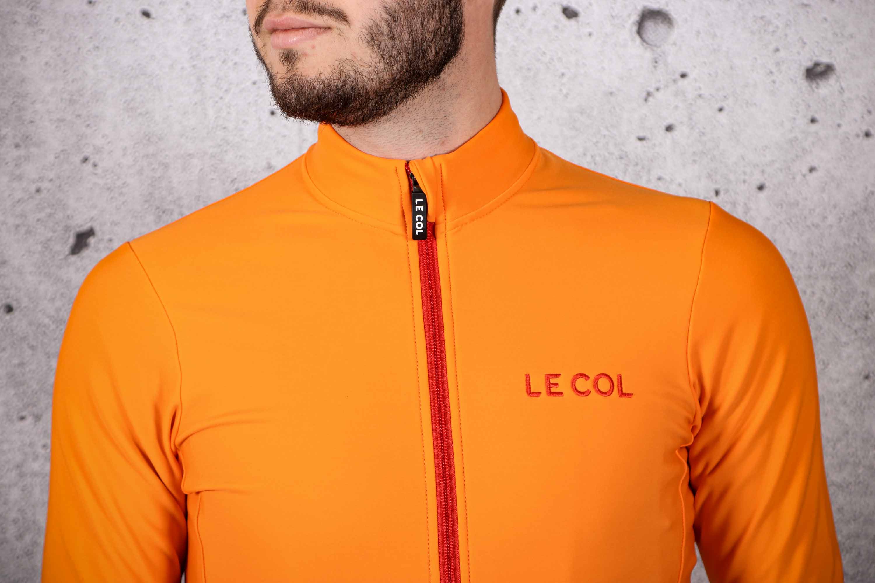 2021 Le Col Pro Aqua Zero Long Sleeve Jersey Chest 