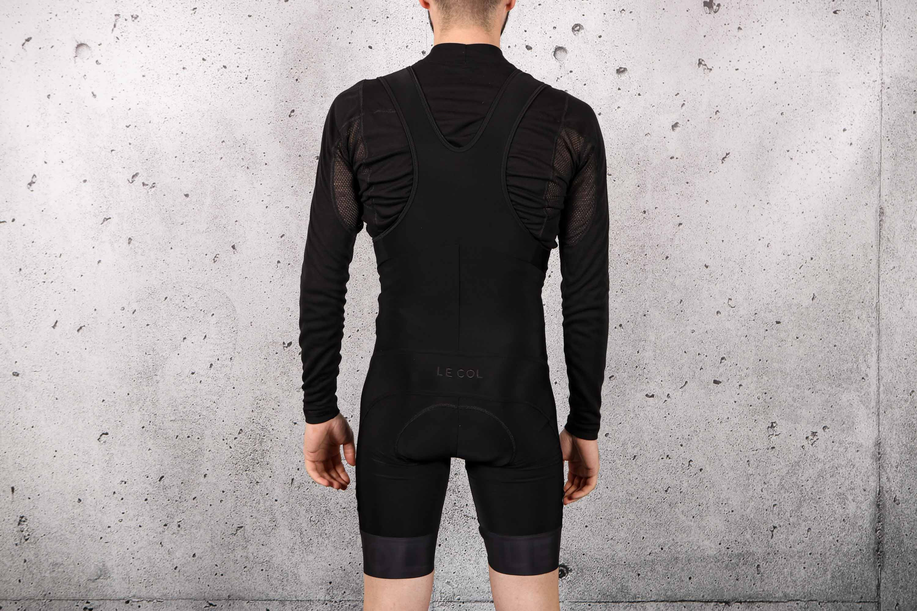 le col pro blackout bib shorts