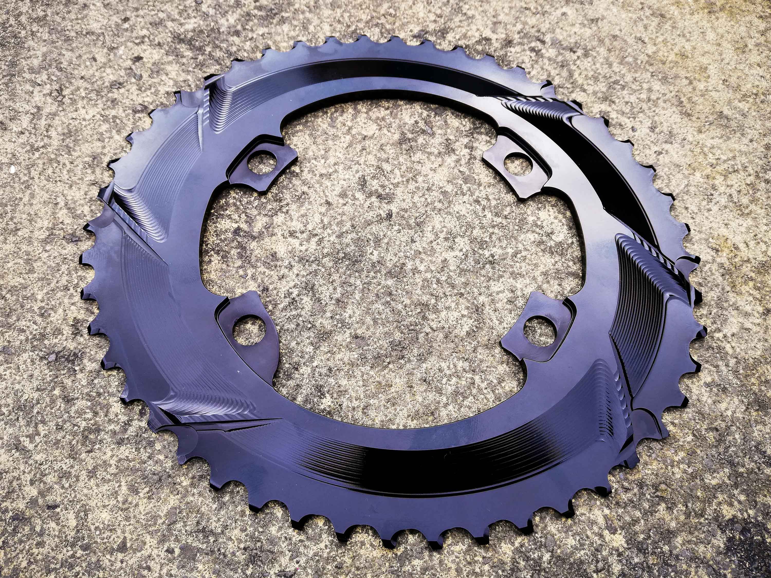 48t absoluteBLACK Premium Sub-Compact Oval 110 BCD Road Outer Chainring 110 B