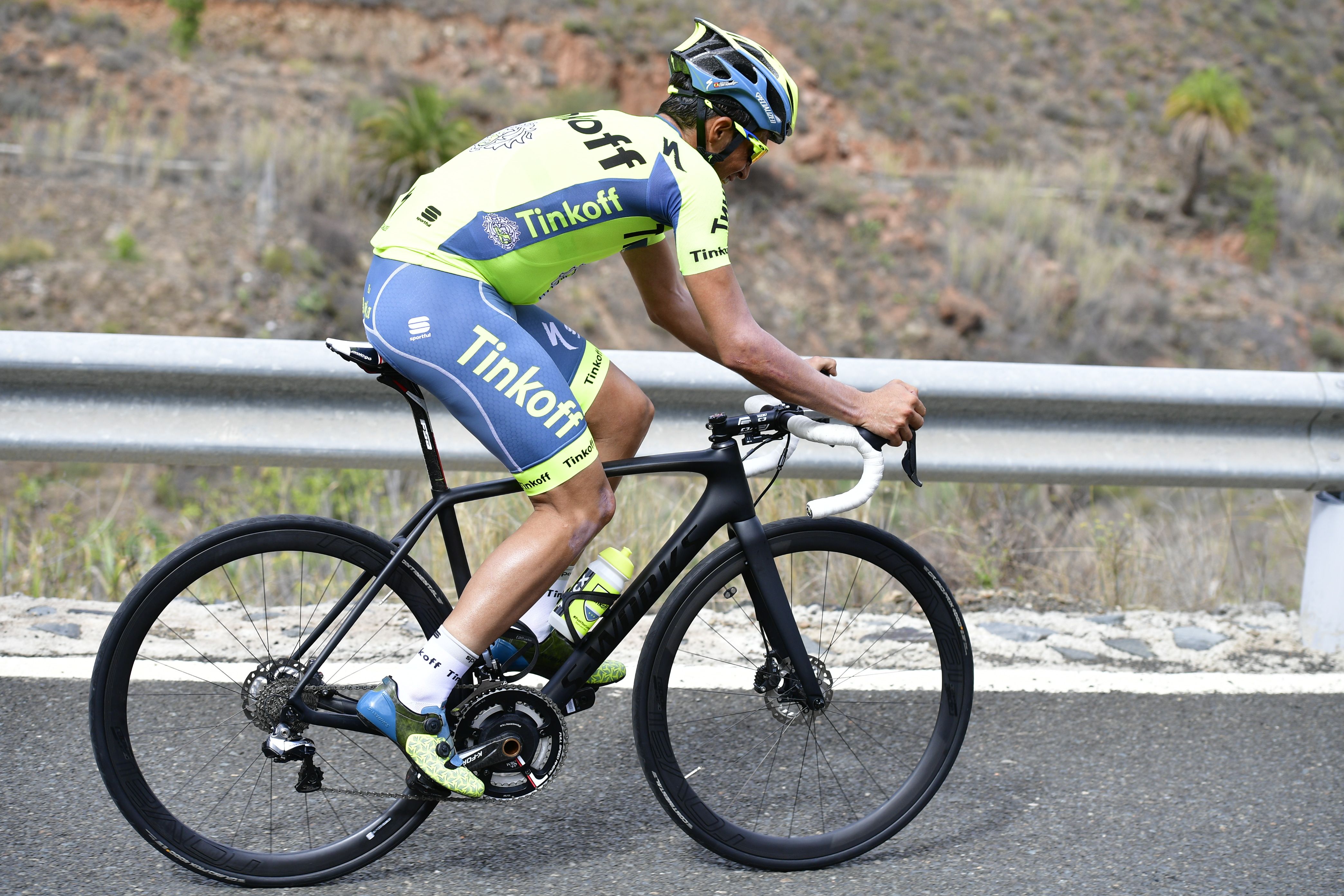 Alberto Contador's disc braked Specialized SWorks Tarmac road.cc