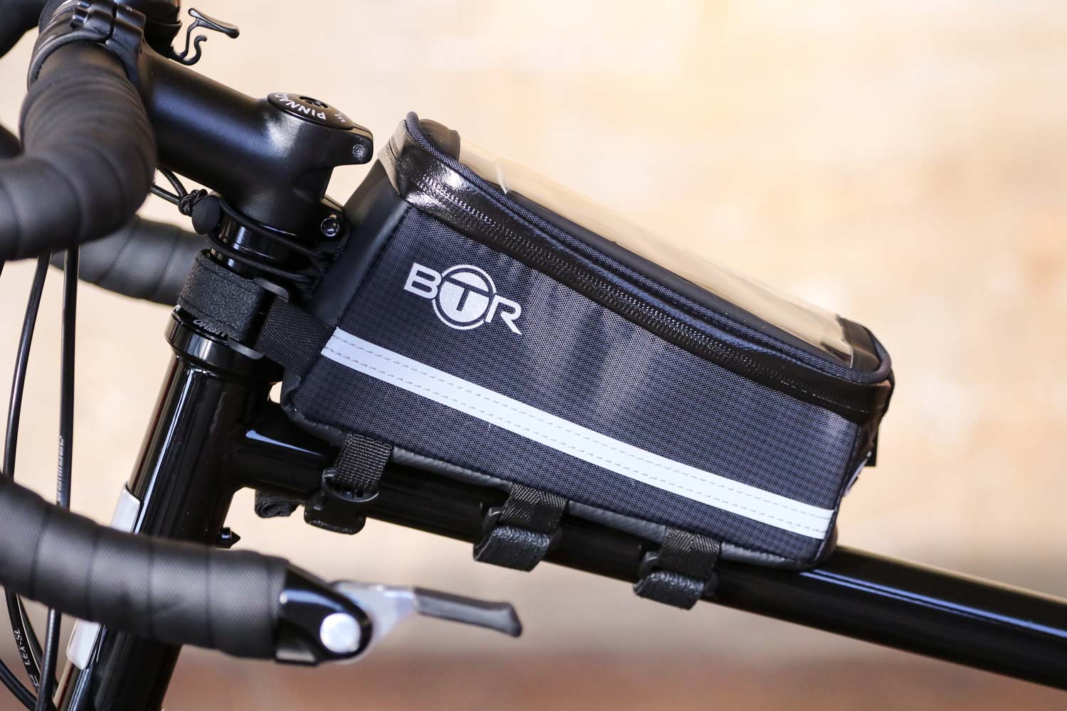 Waterproof MTB Road Mountain Bike Bicycle Frame Bag Phone Holder Storage Bag UK 