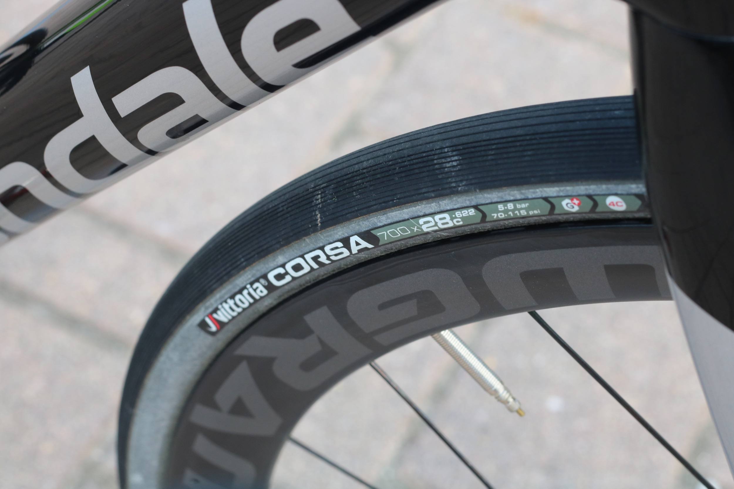 cannondale synapse tire size