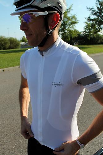 Rapha prototype high performance jersey spotted at Eurobike 2013