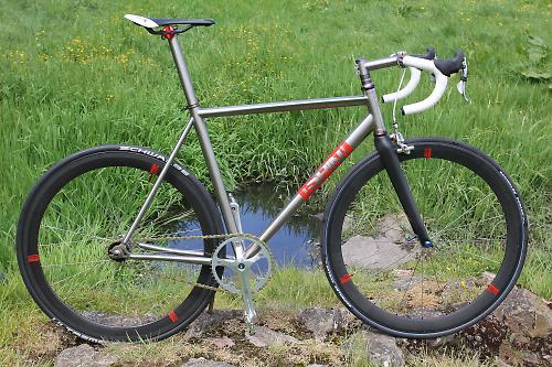 spin titanium bikes