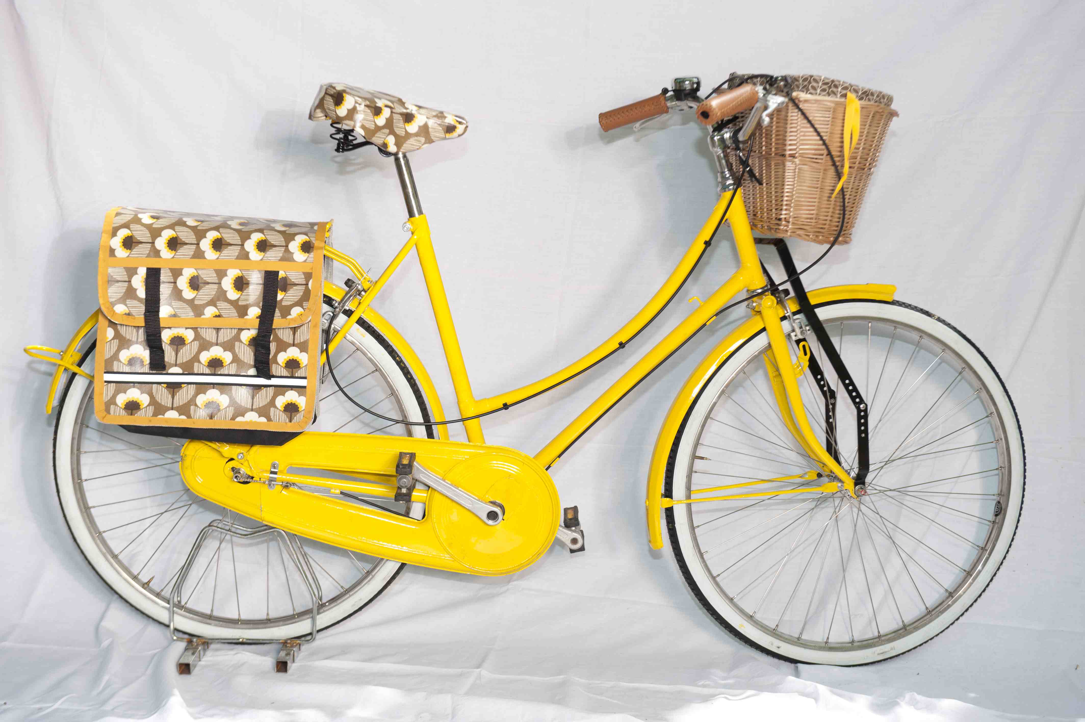 orla kiely bike basket