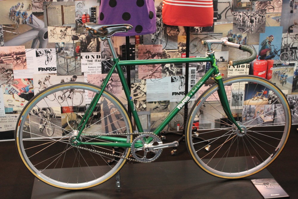 condor touring bike paris green