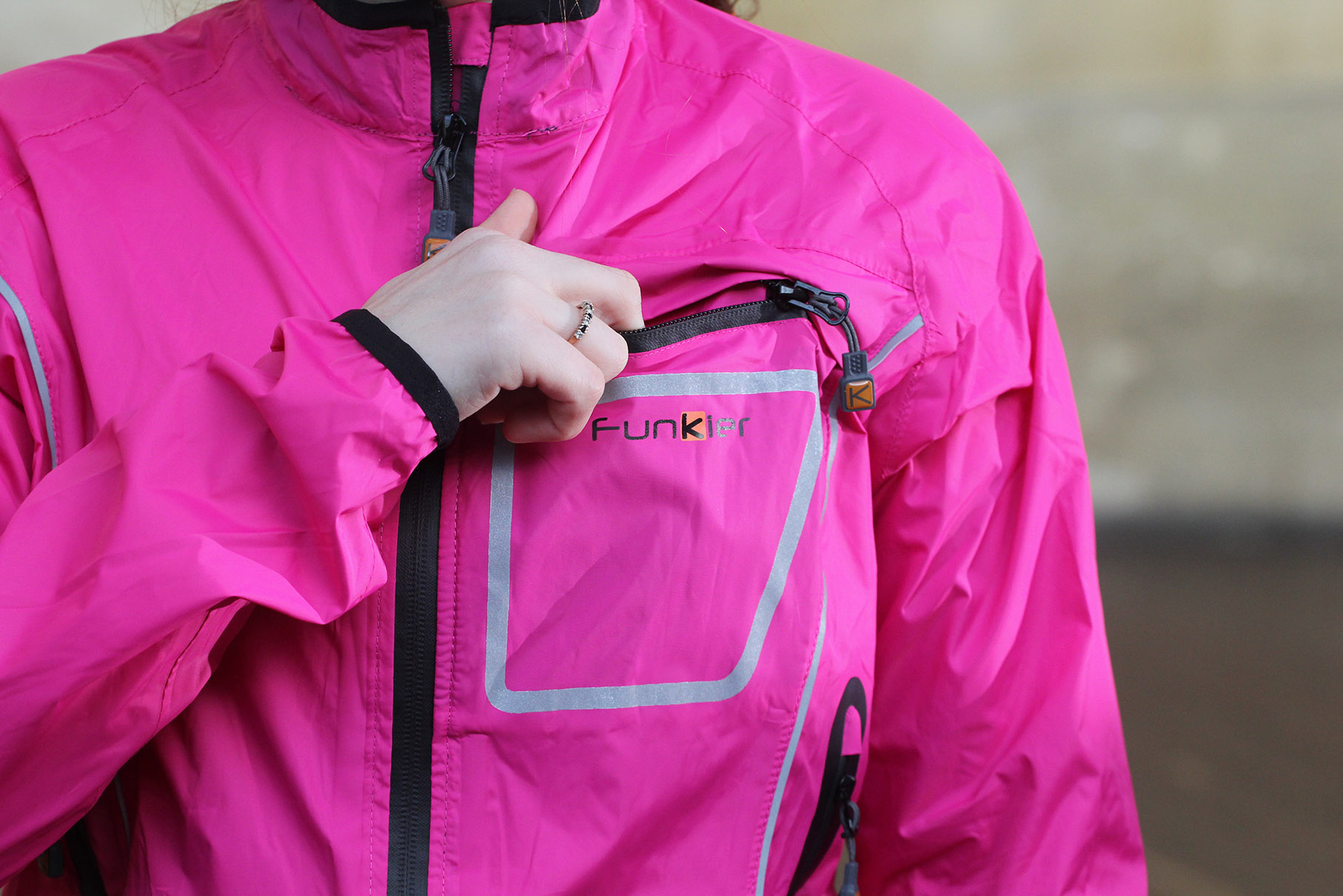 funkier storm ladies waterproof jacket