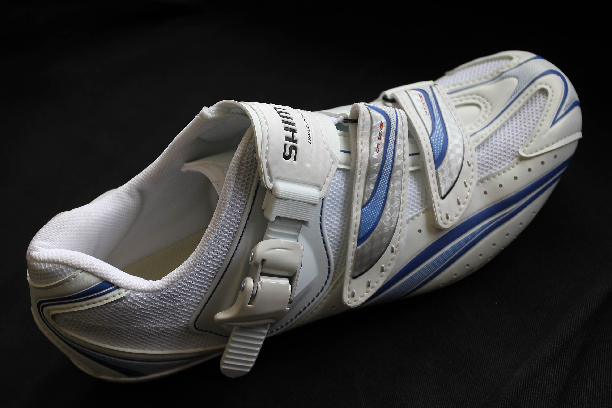 Shimano Sh-wr61 SPDSL Women Road Bike Cycling Shoes EU 40 US 7.8 White Blue for sale online 