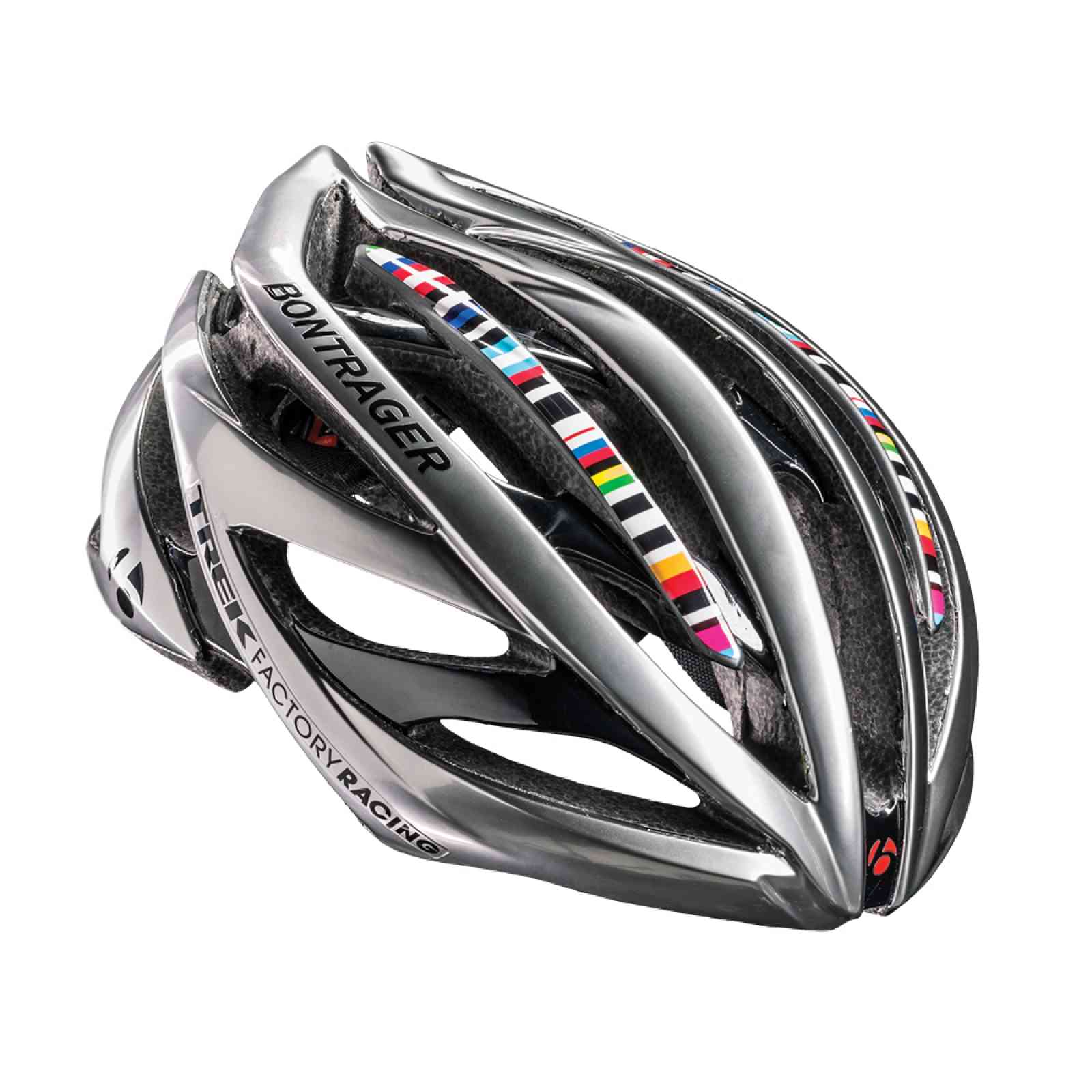 chrome bicycle helmet