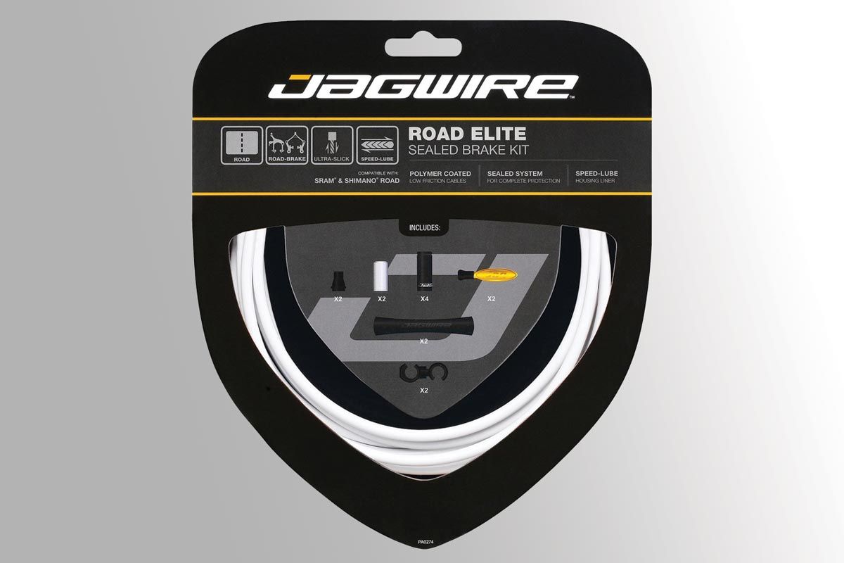 White Jagwire Gear Set Road Elite Sealed For Road & Mountain AB 2019 