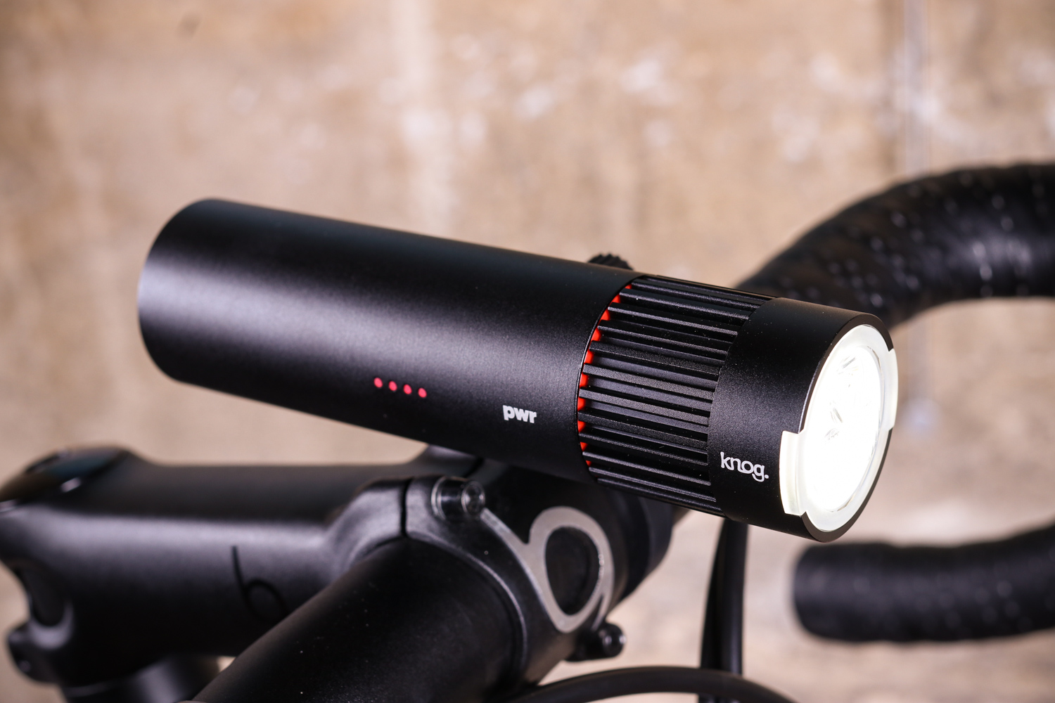 One size Knog Unisex's PWR Trail Front Light-1100L Bicycle Light Black