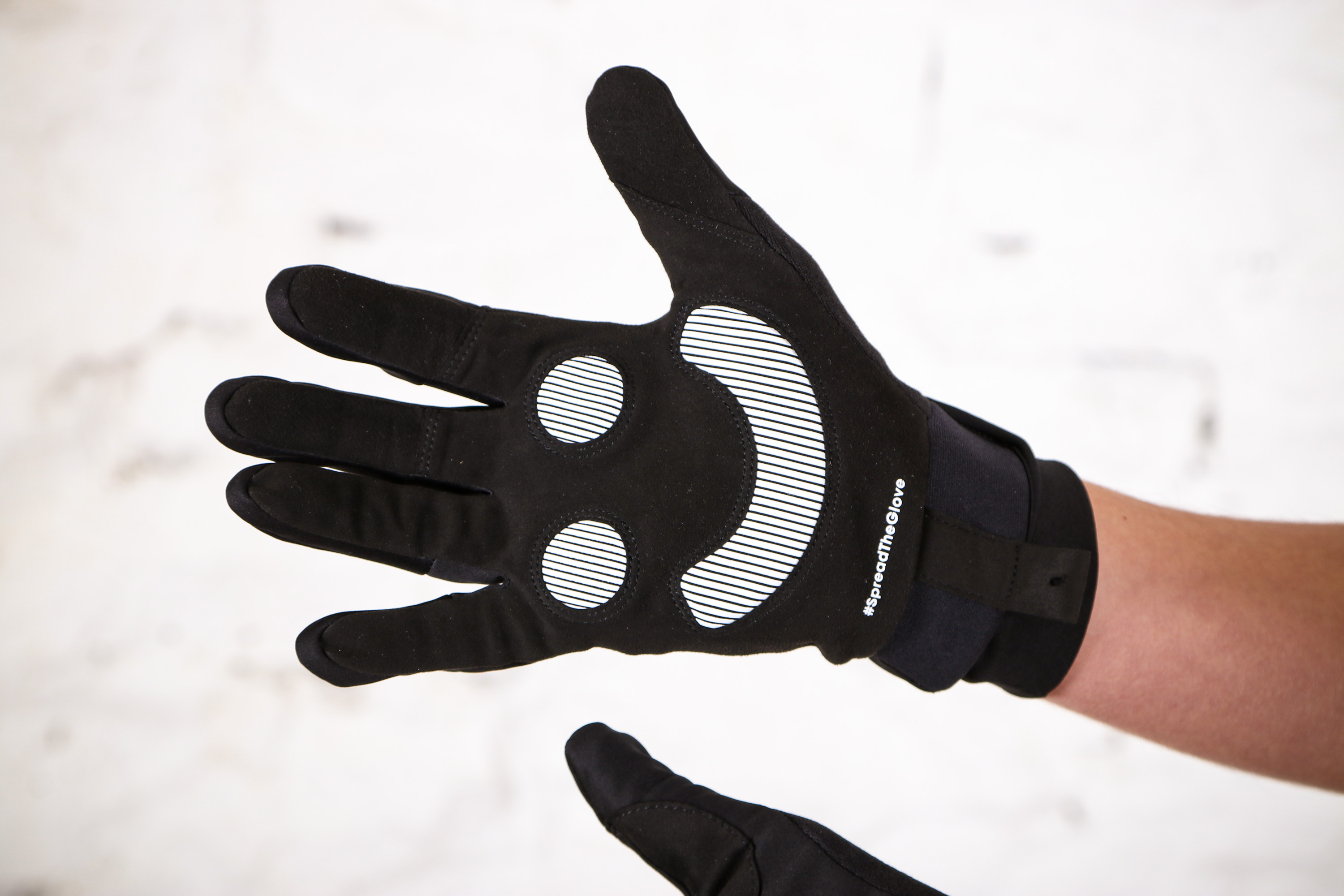 smiley face cycling gloves