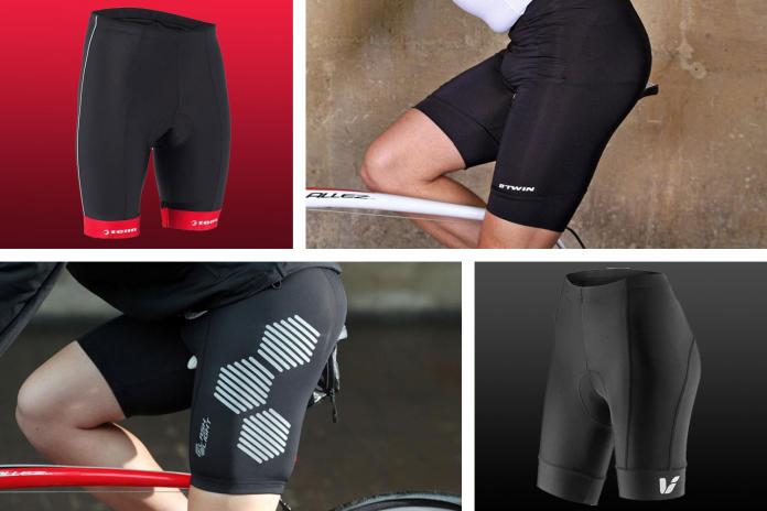 padded bike shorts loose fit