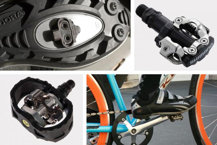 shimano clipless bicycle pedals