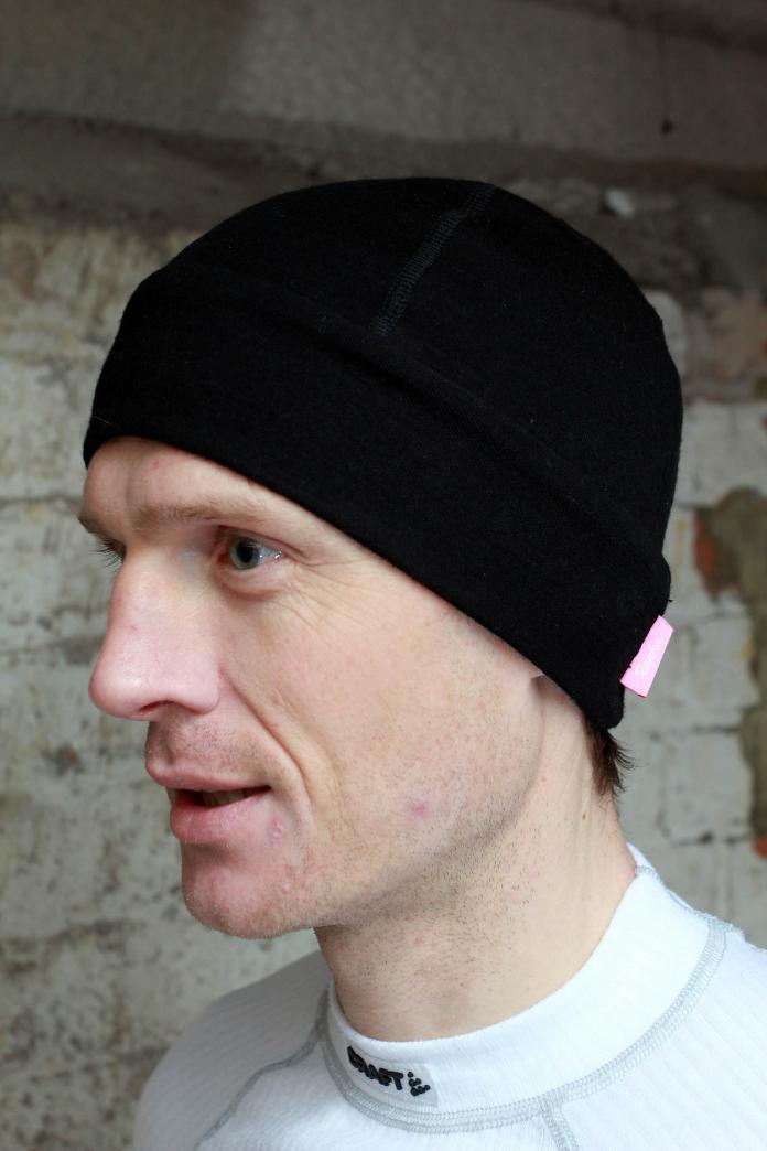 merino peaked beanie