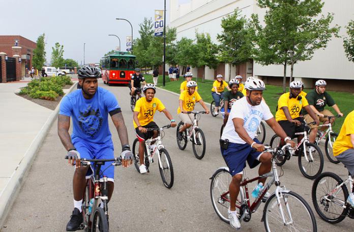 lebron folding bike