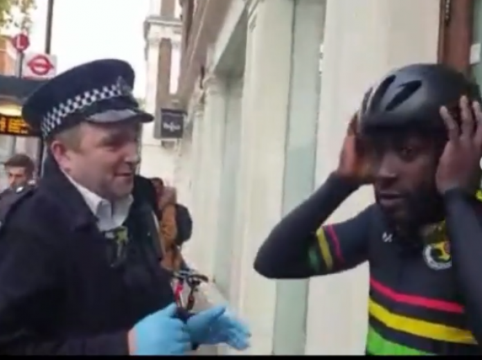 black cyclist network jersey