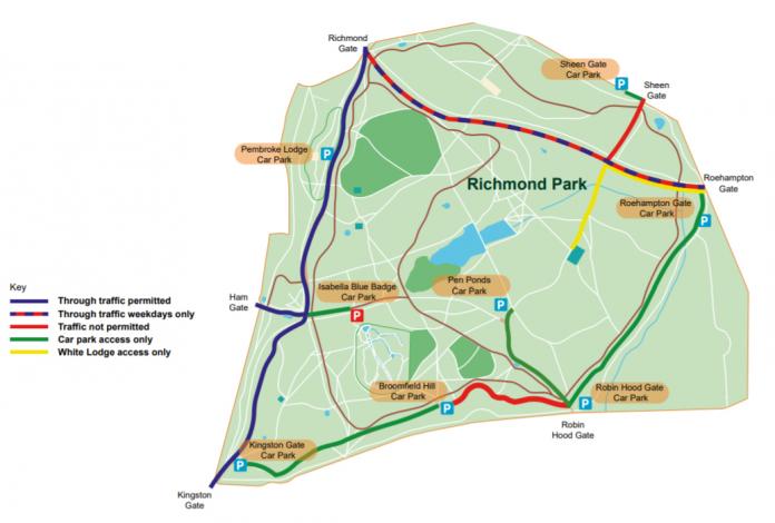 Richmond Park Reopens To Rat Running Drivers After Almost Five Months Of Car Free Roads Road Cc