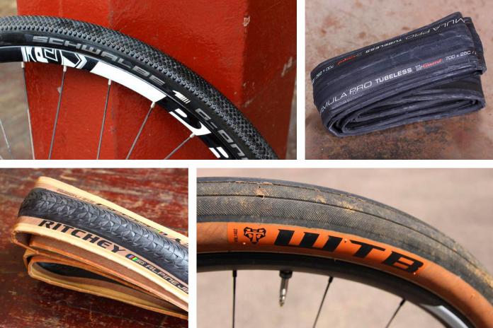 red tubeless tires