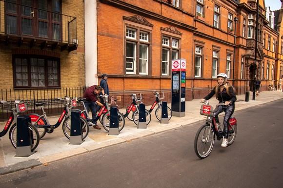 Nearest santander bikes online to me