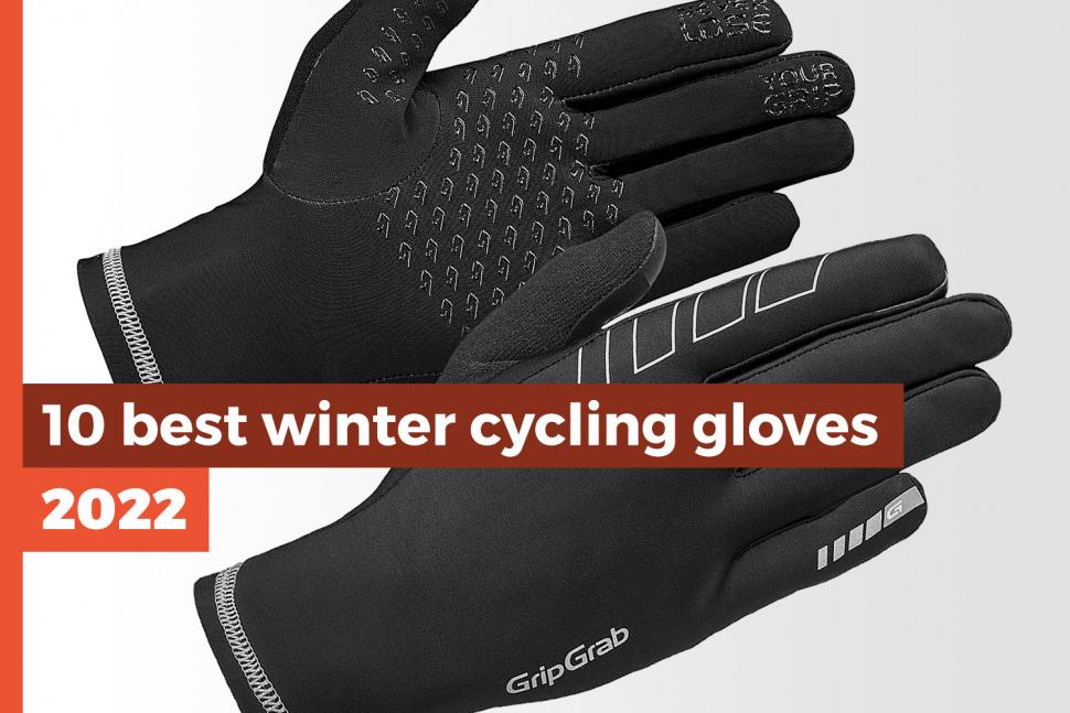Winter Windproof Warm Cycling Bike Gloves Polar Fleece Winter Glove Yellow/Blue 
