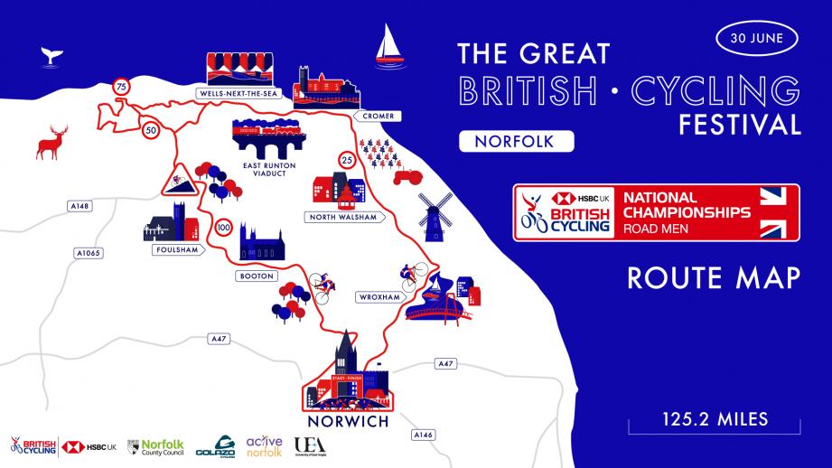 Routes unveiled for June’s National Road Championships in Norfolk road.cc