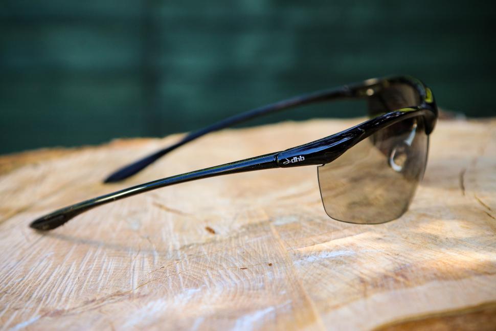 Revo Mirrored Lens Horned Rim Half Frame Sunglasses - zeroUV