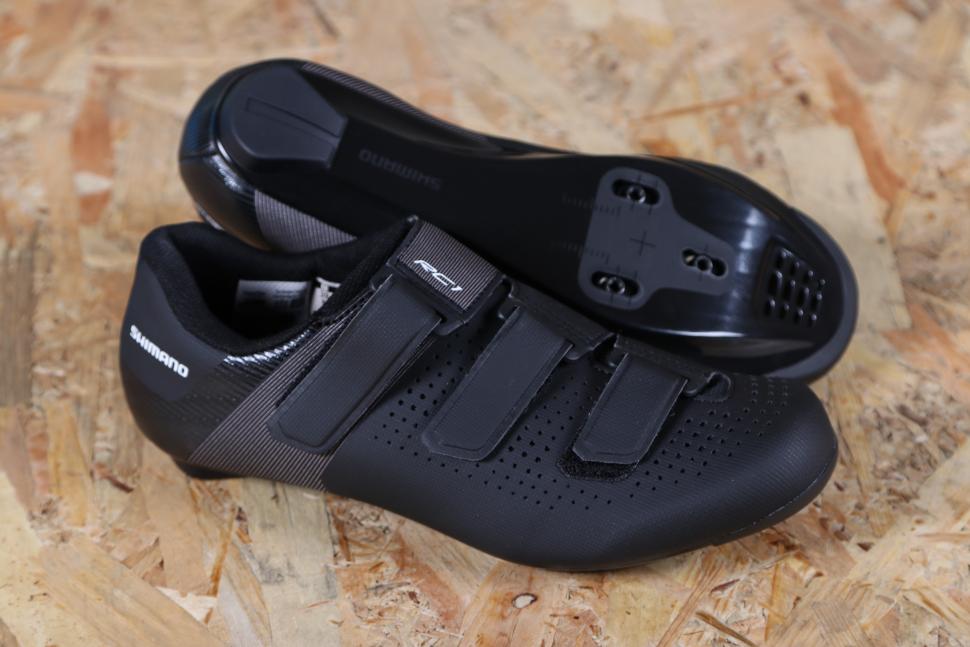 Black Shimano RP1 Road SPD-SL Road Shoes 