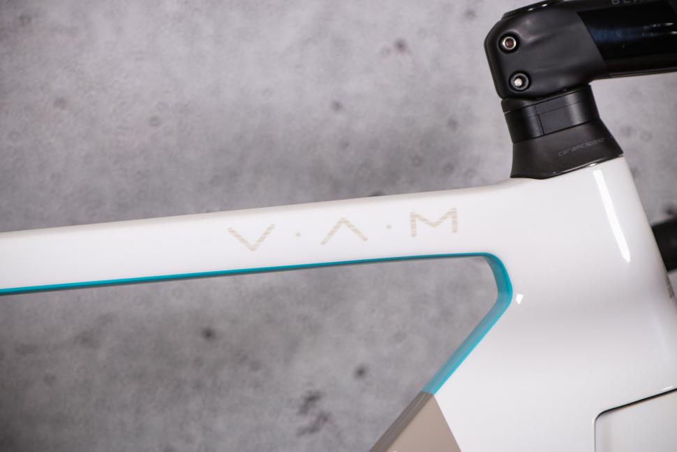 2022 Factor Ostro VAM frameset - top tube detail.jpg