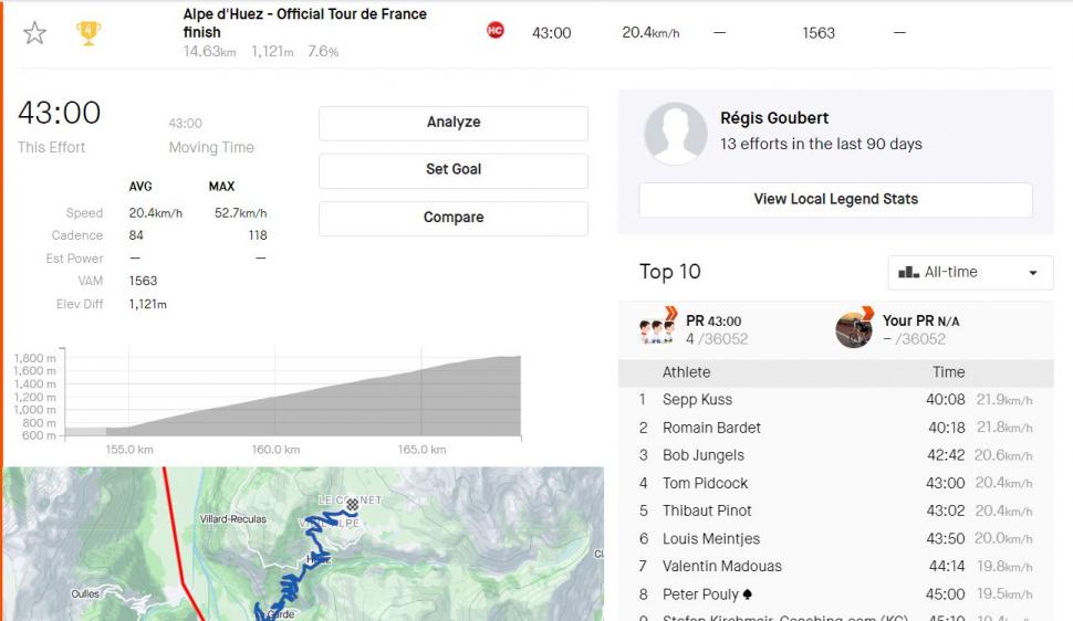 2022 TdF stage 12 tom pidcock strava alp d'huez ascent.JPG