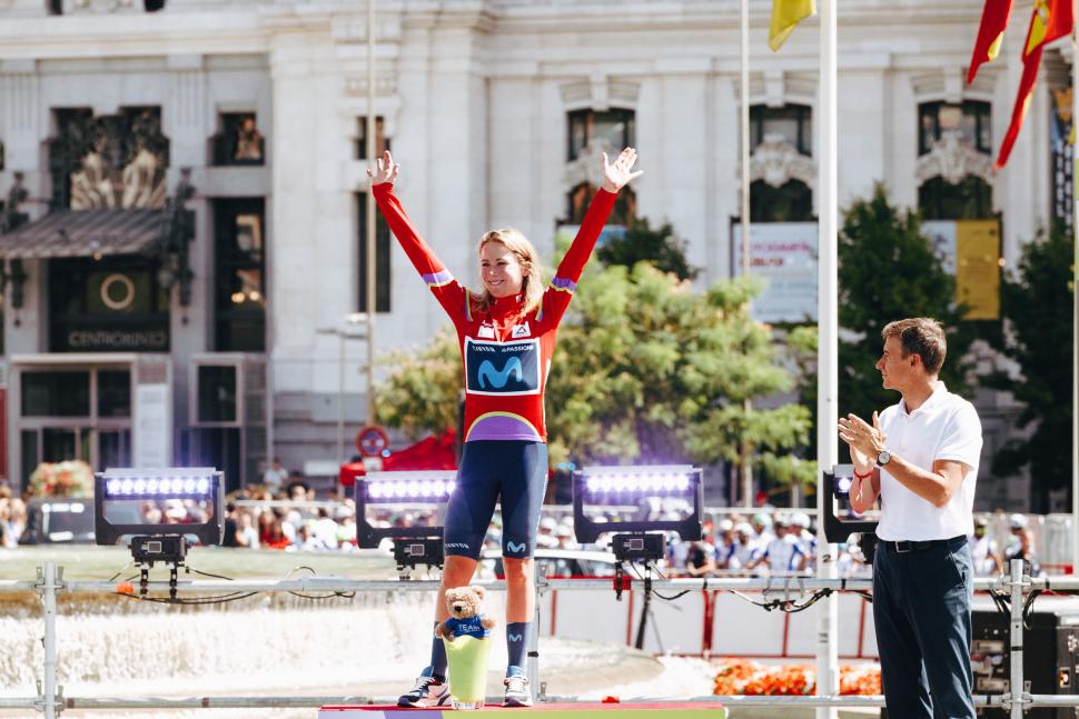 Annemiek van Vleuten, 2022 Vuelta (Unipublic/Lino Escuris)