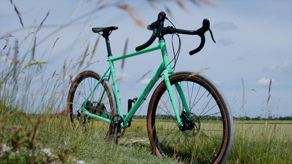 2023 Marin Nicasio+ gravel bike in field