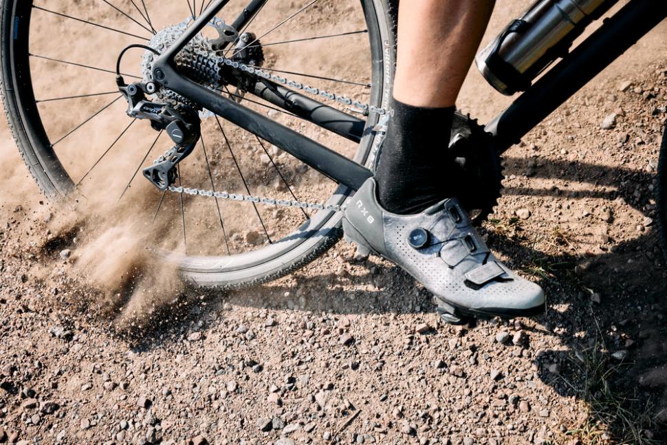  Shimano RX8 gravel shoes lifestyle