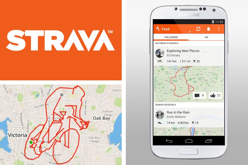 using strava as a bike computer