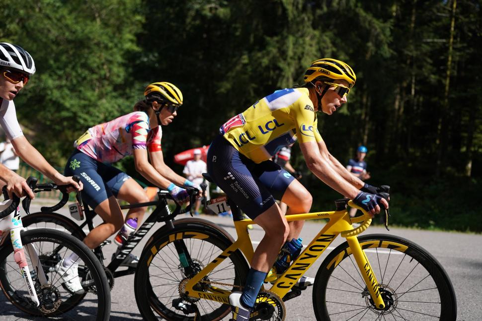 Annemiek van Vleuten Tour de France Femmes yellow bike A.S.O./Thomas Maheux