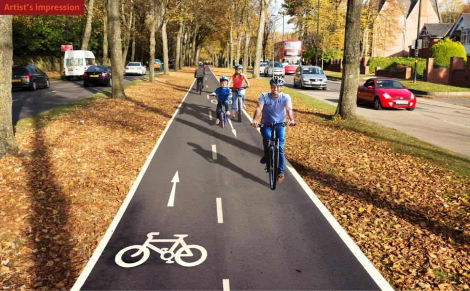 Cycle track road online bike