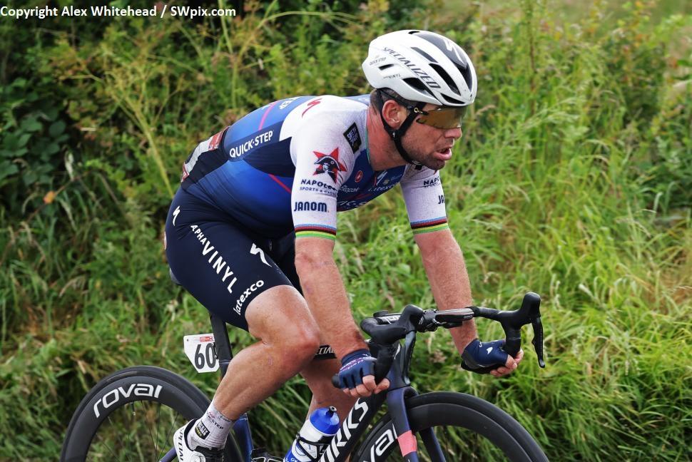 Mark Cavendish, British road race championships 2022 (Alex Whitehead/SWpix.com)