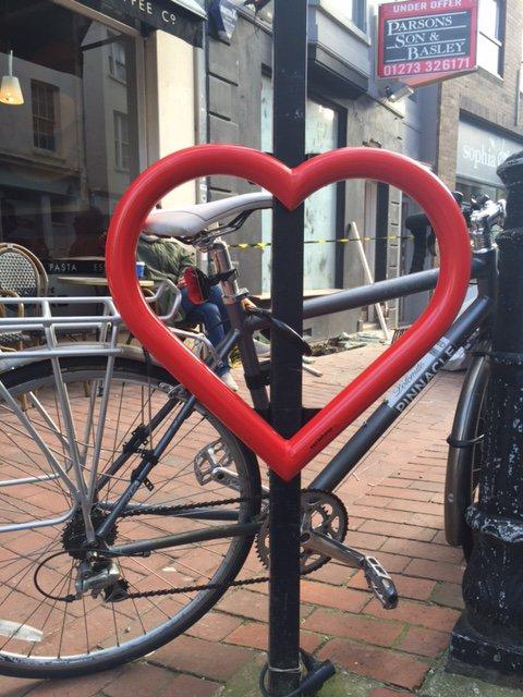 Love is in the air… find Brighton’s most romantic bike parking spot ...