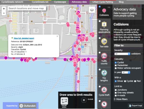See every cyclist crash since 2005 on new CycleStreets maps | road.cc