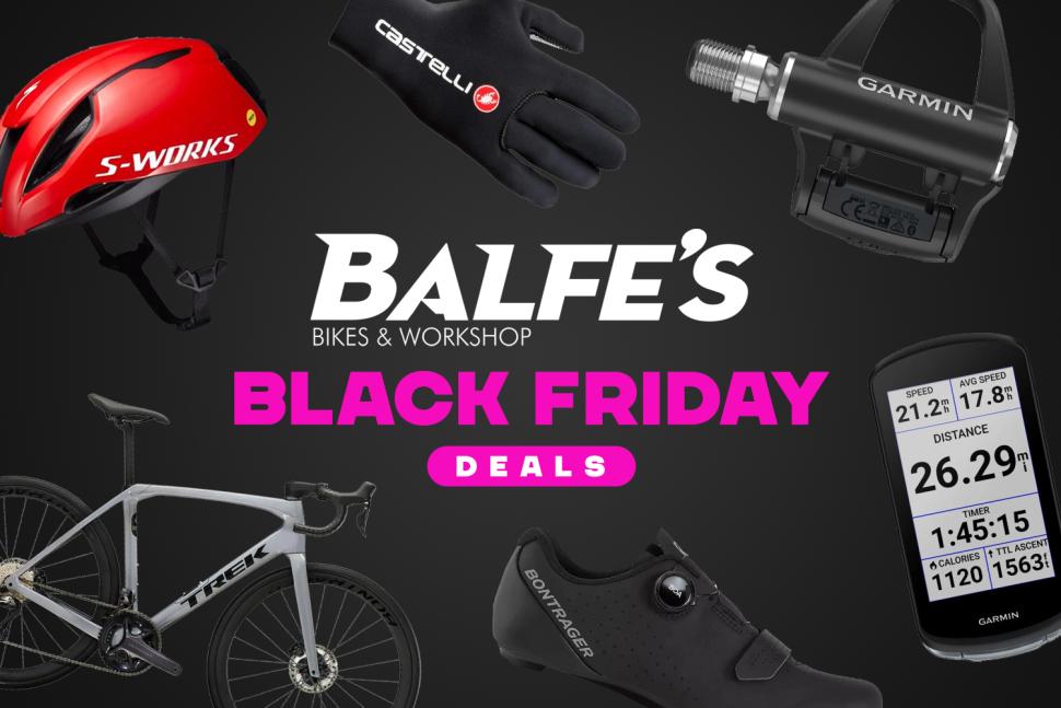 DealClincher x Balfe s Bikes Black Friday takeover 44 off Shimano groupsets save over 2 300 on the Trek Domane SL 7 better than half price helmets and shoes loads more road.cc