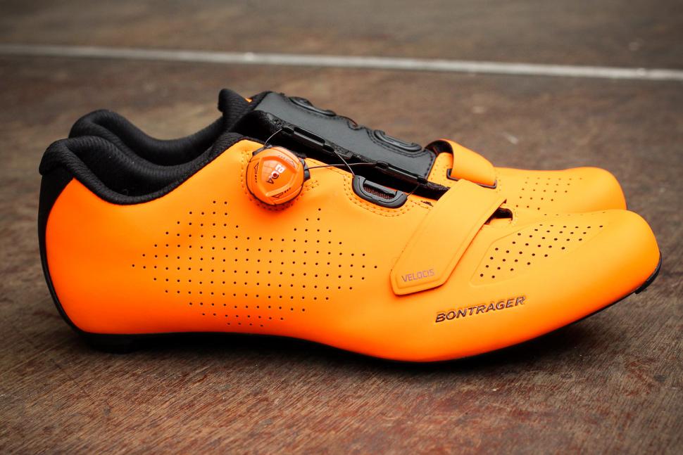 orange road cycling shoes