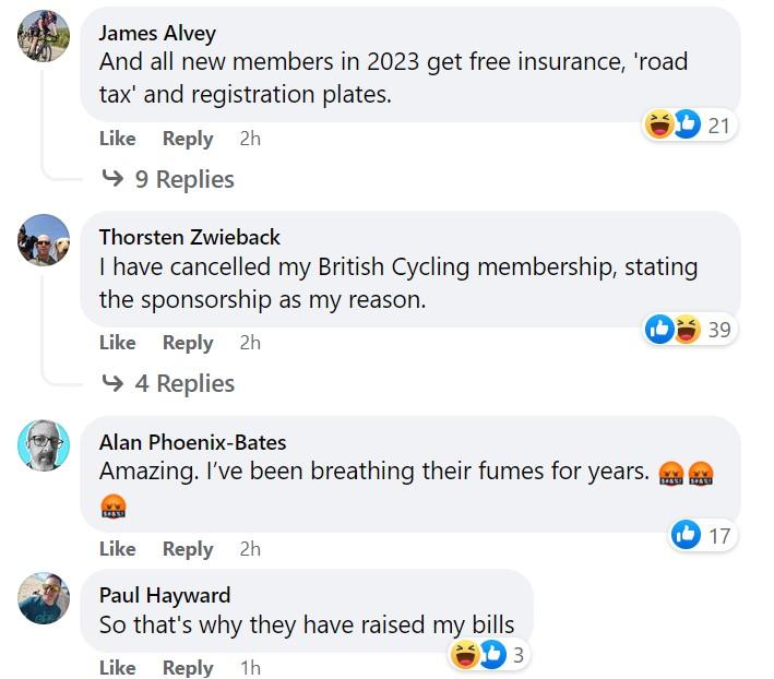 british cycling membership free lights