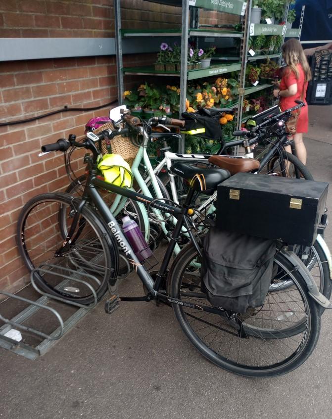 Tesco tells cyclist who complained about broken and blocked bike racks outside shop that working racks are never full and not considered high priority road.cc