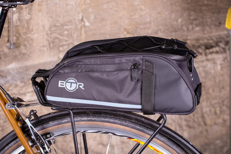 Large Bicycle Bike Rear Seat Rack Storage Trunk Bag Pouch Handbag Waterproof US 