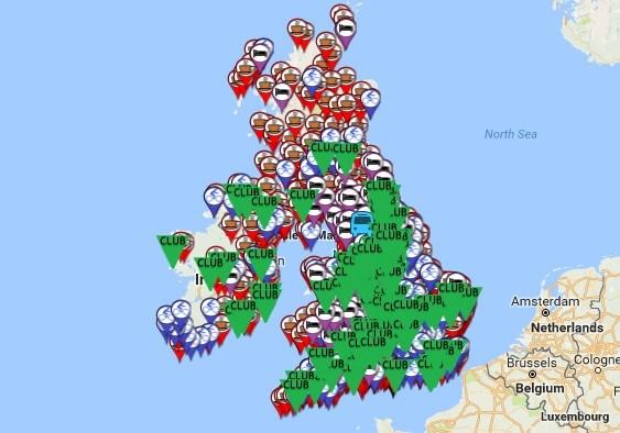 Interactive Map Of Cyclist-friendly Cafés Updated 