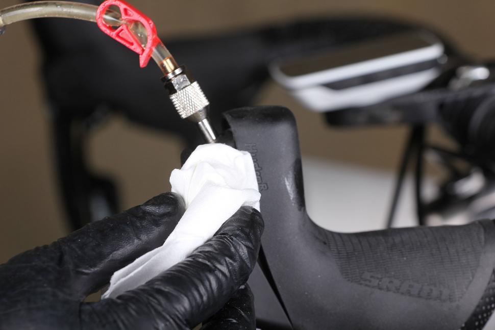 How to bleed SRAM hydraulic road disc brakes — find out how to fix spongy brakes road.cc