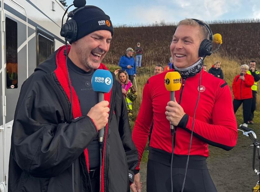 “Will Children in Need be paying for his new knees?” Paddy McGuinness completes epic five-day, 300-mile Raleigh Chopper charity cycle, raising over £7.5m – with a little help from Sir Chris Hoy (and a Gladiator)